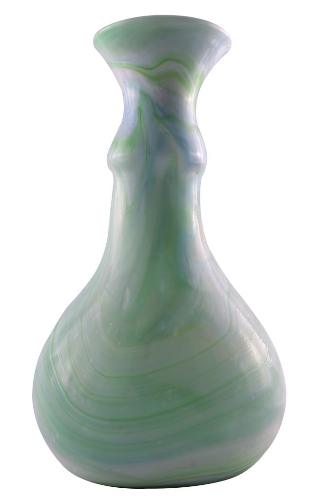 082000411097 Handmade Blown Glass Opaline Vase OP01