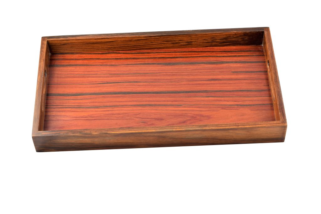 123601391075 Handmade Asersus Wood (Sarsou Wood) Serving Tray